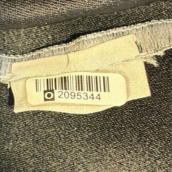 Stella McCartney Black One Shoulder Sleeveless Satin top Bow accent Size US 6 - Picture 16 of 16